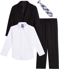 img 1 attached to 👔 Nautica Little Boys' 4 Piece Dress Jacket in Suits & Sport Coats – Enhanced SEO
