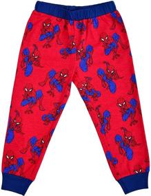 img 1 attached to Marvel Spider-Man Raglan Shirt and Jogger Pants Set for Boys - 2-Piece Superhero Outfit