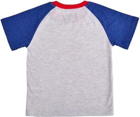img 2 attached to Marvel Spider-Man Raglan Shirt and Jogger Pants Set for Boys - 2-Piece Superhero Outfit