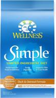 🐶 wellness simple natural limited ingredient dry dog food, duck and oatmeal recipe, 26-pound bag - enhanced seo: wellness simple dog food, natural limited ingredient, duck & oatmeal recipe, 26 lbs bag logo