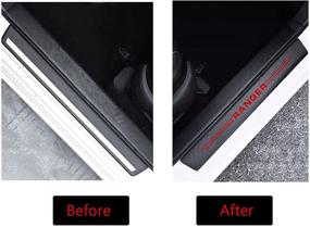 img 2 attached to BreezeSharely 4Pcs/Set Replacement For Ford Ranger Car Door Sill Plate Protectors