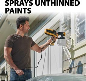 img 1 attached to 🖌️ Wagner Spraytech 0529010 FLEXiO 590 Handheld HVLP Paint Sprayer: Unthinned Latex, iSpray & Detail Finish Nozzle, Fully Adjustable for All Your Painting Needs