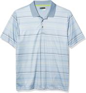 stylish and sporty: pga tour sleeve striped bright for a trendy golf look logo