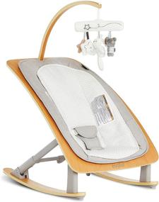 img 4 attached to 🪑 Evolur Tory 2-in-1 Rocker & Chair: Stylish Light Gray Design for Optimal Comfort