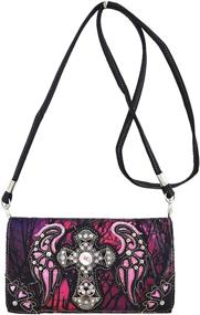 img 2 attached to Western Camouflage Shoulder Blocking Wristlet Women's Handbags & Wallets in Shoulder Bags