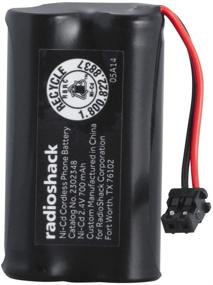 img 1 attached to 🔋 Enhanced Performance 2.4V Ni-MH Cordless Phone Battery by RadioShack, 1600 mAh