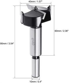 img 3 attached to Uxcell Forstner Drill Diameter Shank