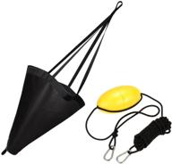 moocy 24-inch drift sock sea anchor drogue + 30ft kayak tow rope line + buoy ball float + leash sea brake system for marine boat, yacht, jet ski, inflatable, power boat, and sail boat логотип