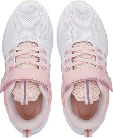 img 1 attached to 👟 RUMPRA Girls' Lightweight Breathable Athletic Sneakers: Comfortable and Stylish Footwear