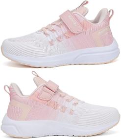 img 2 attached to 👟 RUMPRA Girls' Lightweight Breathable Athletic Sneakers: Comfortable and Stylish Footwear