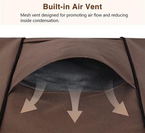 img 1 attached to 🌬️ Protect Your AC Outdoors: BRIVIC Air Conditioner Covers for Winter - Fits up to 26 x 26 x 32 inches