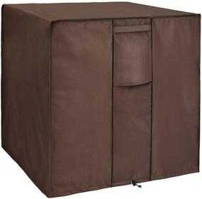 img 4 attached to 🌬️ Protect Your AC Outdoors: BRIVIC Air Conditioner Covers for Winter - Fits up to 26 x 26 x 32 inches