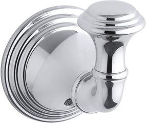 img 3 attached to KOHLER K-10555-CP Devonshire Robe Hook: Sleek Polished Chrome Finish for Stylish Bathroom Organization