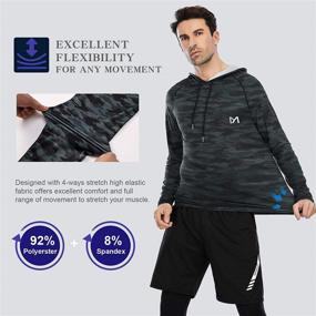 img 1 attached to MEETYOO Athletic Workout Lightweight Sweatshirts Men's Clothing in Active