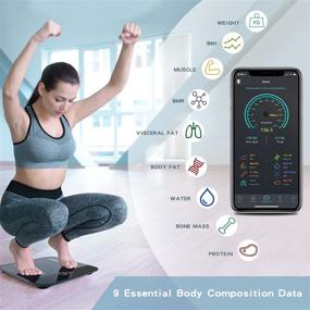 img 2 attached to 📊 Innotech Body Fat Scale: Smart Bluetooth Digital Bathroom Scales for Weight and Body Composition BMI Analyzer – Compatible with Fitbit, Apple Health & Google Fit