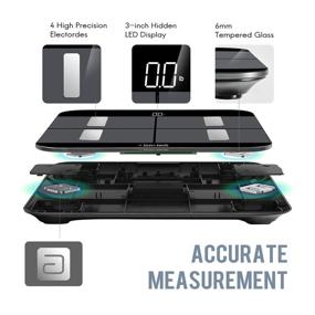 img 3 attached to 📊 Innotech Body Fat Scale: Smart Bluetooth Digital Bathroom Scales for Weight and Body Composition BMI Analyzer – Compatible with Fitbit, Apple Health & Google Fit