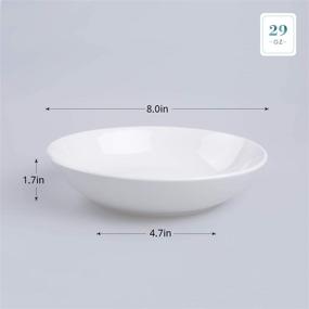 img 3 attached to Cutiset Ounce Porcelain Shallow 8 Inch