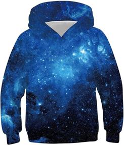 img 4 attached to 👕 Belovecol Patterned Hoodies for Boys - Fashionable Pullover Sweatshirts in Boys' Clothing