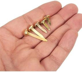 img 2 attached to 📎 Juvale Mini Brads Fasteners: 5 Assorted Sizes in Gold (500 Pieces) - The Perfect Crafting Essential!