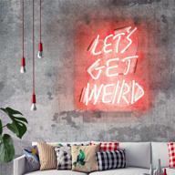 💕 get weird pink neon sign for wall bedroom - funny neon room decor for girls, custom neon words - ideal for home, office, apartment, studio, party, christmas decor - neon signs with led lights логотип