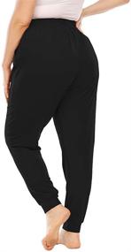 img 1 attached to Gboomo Womens Stretchy Sweatpants Pockets Women's Clothing and Lingerie, Sleep & Lounge