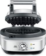 breville bwm520xl no-mess waffle maker: sleek stainless steel design & easy cleaning logo