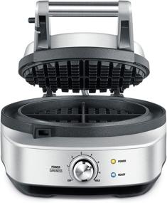 img 4 attached to Breville BWM520XL No-Mess Waffle Maker: Sleek Stainless Steel Design & Easy Cleaning