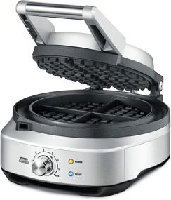 img 3 attached to Breville BWM520XL No-Mess Waffle Maker: Sleek Stainless Steel Design & Easy Cleaning