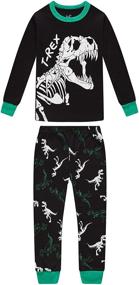 img 3 attached to 🎅 Cozy and Festive: Boys' Pajama Christmas Sleepwear Clothes - Perfect for Sleepwear & Robes