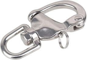 img 4 attached to 🔗 RDEXP Large Stainless Steel Snap Shackles: Durable Quick Release Swivel Bail Rigging for Ultimate Performance