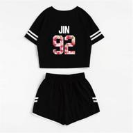 chairay yourself shorts jungkook t shirt: stylish boys' clothing set logo