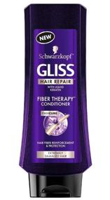 img 1 attached to 💇 Schwarzkopf Gliss Hair Repair - Набор шампуня и кондиционера Fiber Therapy для очень поврежденных волос - 13.6 FL OZ (400 мл) в бутылке - один набор