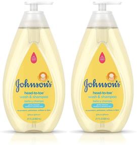 img 4 attached to 👶 Johnson's Hypoallergenic and Paraben-Free Baby Wash and Shampoo Twin Pack, 2 x 27.1 fl. oz