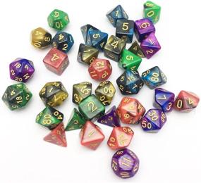 img 2 attached to 🎲 Smartdealspro Large Variety of Colorful Dungeons & Dragons Pouches