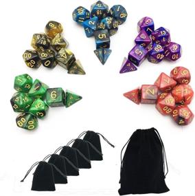 img 3 attached to 🎲 Smartdealspro Large Variety of Colorful Dungeons & Dragons Pouches
