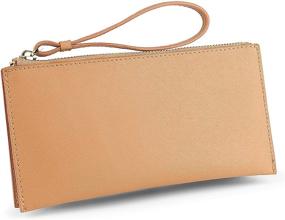 img 4 attached to 👜 YALUXE Женский кожаный с RFID-блокировкой молния сумочка-клатч на запястье для iPhone 8 Plus/Galaxy S5 - Повышенная безопасность и стиль.