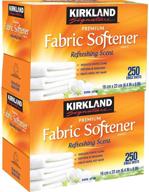 🌺 kirkland signature premium fabric softener sheets - refreshing scent - 250 ct (pack of 2) logo