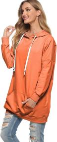 img 1 attached to Famulily Womens Oversized Sweatshirt Pockets Outdoor Recreation