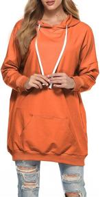 img 4 attached to Famulily Womens Oversized Sweatshirt Pockets Outdoor Recreation
