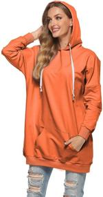 img 2 attached to Famulily Womens Oversized Sweatshirt Pockets Outdoor Recreation