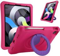 🎮 procase kids case for ipad air 4 10.9" 2020 / ipad pro 11 2020 &amp; 2018, shockproof rotating handle folding stand cover lightweight kids friendly case for ipad air 10.9" (4th generation) / ipad pro 11 – magenta logo