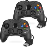 🎮 yioone xbox controller replacement for s-type/original xbox controller - classic controller compatible with original xbox console (black) logo