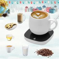 ☕ efficient auto shut off coffee mug warmer for desk: keep your beverage warm all day" logo
