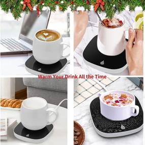 img 3 attached to ☕ Efficient Auto Shut Off Coffee Mug Warmer for Desk: Keep Your Beverage Warm All Day"