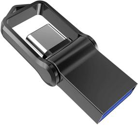 img 4 attached to 💽 Aiibe 128GB USB C Flash Drive Двойной USB Type-C Thumb Drive - Черный