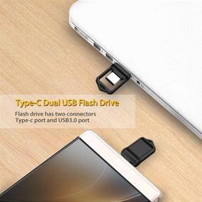 img 3 attached to 💽 Aiibe 128GB USB C Flash Drive Двойной USB Type-C Thumb Drive - Черный