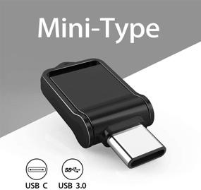 img 2 attached to 💽 Aiibe 128GB USB C Flash Drive Двойной USB Type-C Thumb Drive - Черный