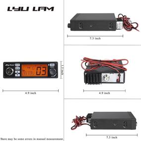 img 3 attached to 📻 AnyTone AT-500M 10 Meter Ham Radio for Trucks: High Power Two Way Transceiver with AM/FM/PA Modes, Emergency Channels, and Dual Voltage Compatibility (12/24V)