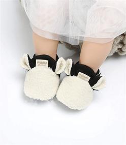 img 3 attached to Sakuracan Newborn Elephant Boys' Slippers Booties - Stylish and Cozy Shoes