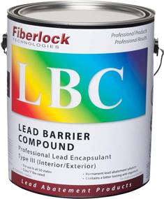 img 2 attached to 🎨 1 Gallon White Fiberlock LBC III Industrial Lead Encapsulant - Lead Encapsulating Paint - 5801